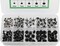 140Pcs Mini Glass Needle Felting Eyes 6–10mm – Black & Clear for Teddy Bears, Puppets, Dolls, and Wool Felting Crafts